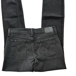 Black Levi’s 505 Straight Leg Jeans